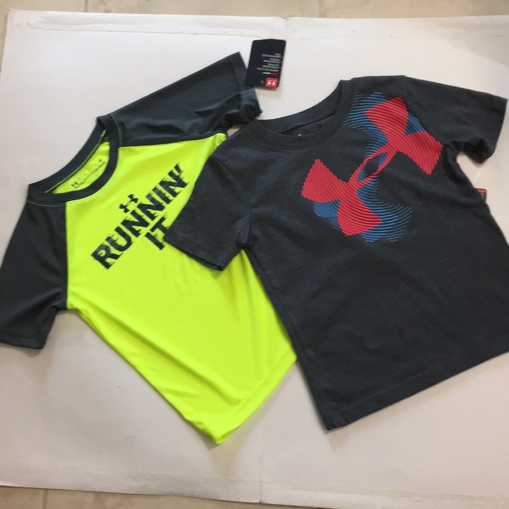 Lot of 2 NWT Under Armour Tees , 4T - Picture 2 of 6